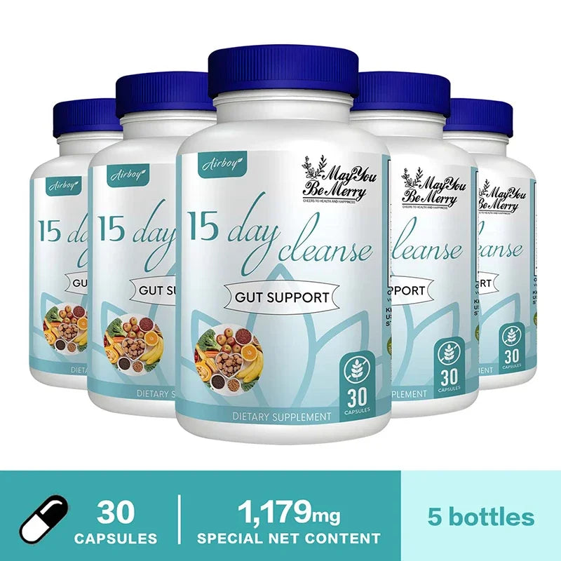 15 Day Cleanse and Detox - Helps with Digestion, Fat Burning & Metabolism, Immunity, Energy, Focus & Mood