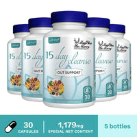 15 Day Cleanse and Detox - Helps with Digestion, Fat Burning & Metabolism, Immunity, Energy, Focus & Mood