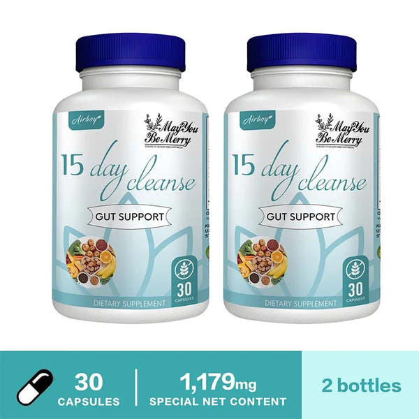 15 Day Cleanse and Detox - Helps with Digestion, Fat Burning & Metabolism, Immunity, Energy, Focus & Mood